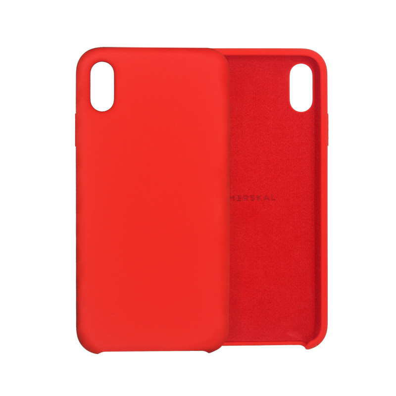 Shells and cases - Merskal premium silikonskal till iPhone X/Xs (Red)