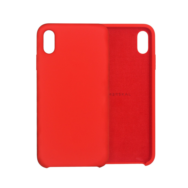 Shells and Cases - Merskal premium silikonskal till iPhone Xr (Red)