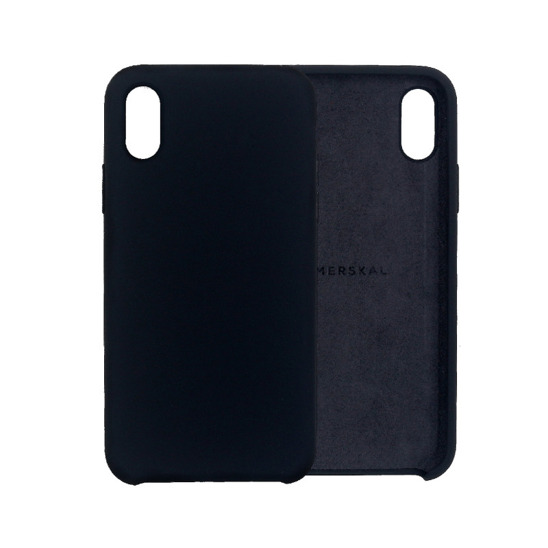 Shells and Cases - Merskal premium silikonskal till iPhone Xr (Black)