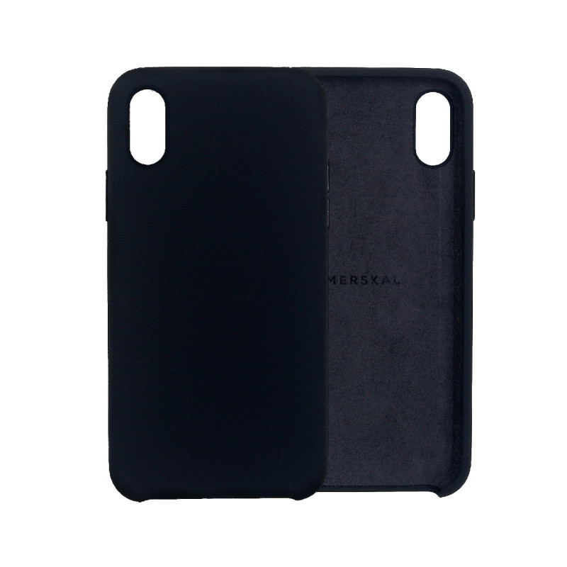 Shells and cases - Merskal premium silikonskal till iPhone Xs Max (Black)