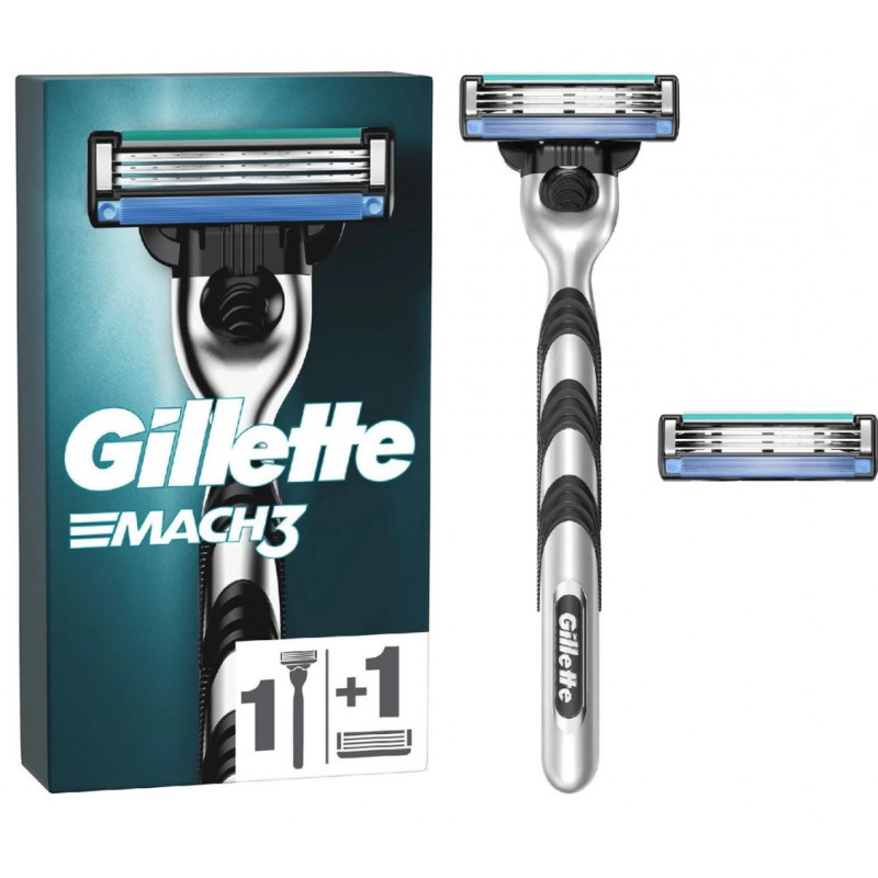 Personal Care - Gillette Mach3 Base Razor 2up Rakhyvel + 2 rakblad