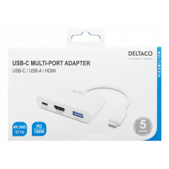 Screen Cables & Screen Adapters - USB-C Multiport till HDMI-adapter med USB/USB-C PD 100W