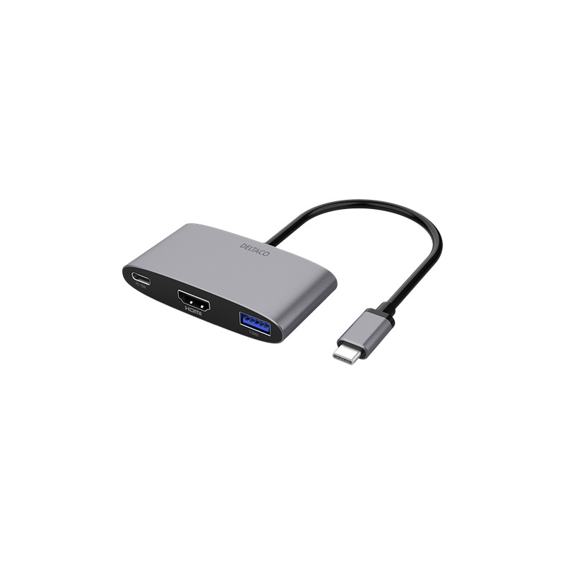 Screen Cables & Screen Adapters - USB-C Multiport till HDMI-adapter med USB/USB-C PD 100W 4K 60Hz