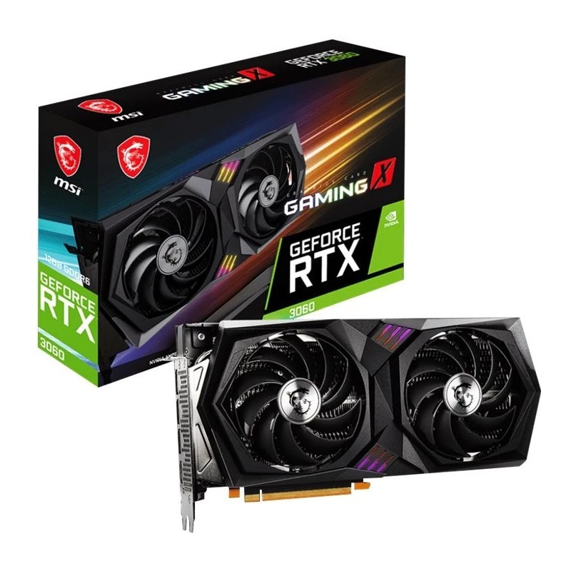 Graphic Cards - MSI GeForce RTX 3060 Gaming X 12GB GDDR6