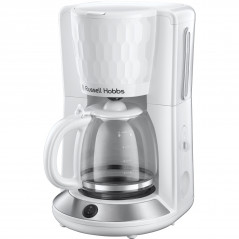 Russell Hobbs Honeycomb kaffebryggare 1,25 liter (vit)