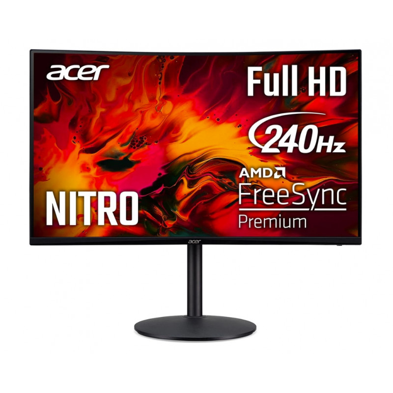 Computer monitor 25" or larger - Acer Nitro välvd 32-tums gamingskärm XZ320Q