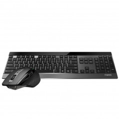 Wireless Keyboards - Rapoo 9900M trådlöst tangentbord och mus med Multi-Mode (bluetooth + USB)