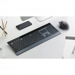 Wireless Keyboards - Rapoo 9900M trådlöst tangentbord och mus med Multi-Mode (bluetooth + USB)