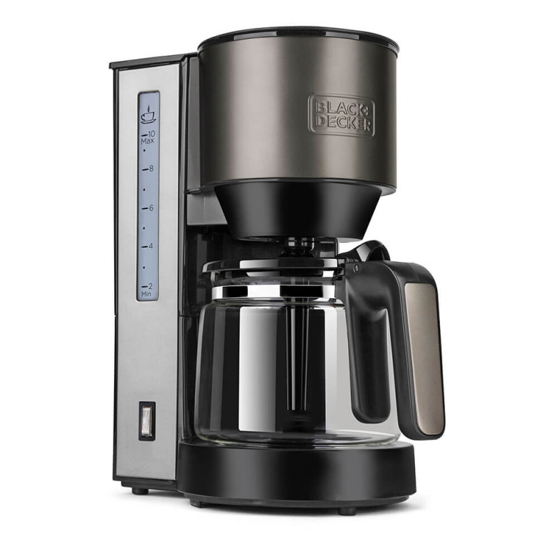 Coffee maker - Black+Decker Kaffebryggare med permanent filter 1,25L 870W