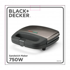 Sandwhich Toaster - Black+Decker Sandwich Grill til 2 sandwich 750W