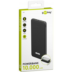 Portable Batteries - Hurtig opladning PowerBank 10.000mAh med QI, USB-C PD 18W, QC 3.0