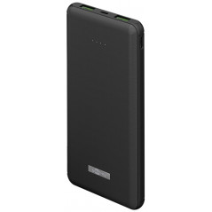 Hurtig opladning PowerBank 10.000mAh med QI, USB-C PD 18W, QC 3.0