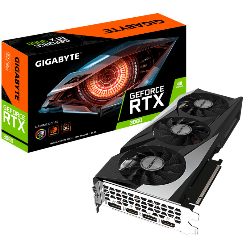 Graphic Cards - Gigabyte NVIDIA GeForce RTX 3060 12 GB GDDR6