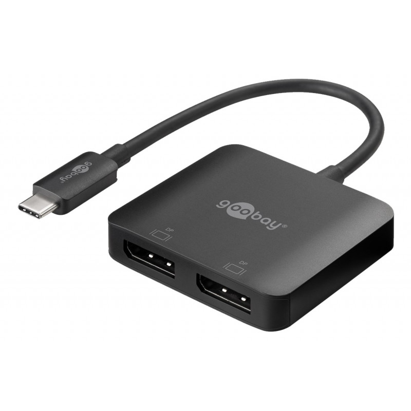 Screen Cables & Screen Adapters - USB-C Multiport-adapter för två skärmar 2x DisplayPort