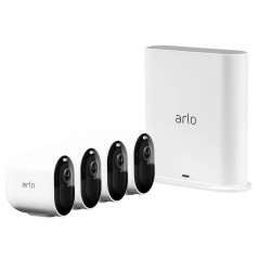 Netgear Arlo Pro 3 VMS4440P-basisstation med 4 kameraer