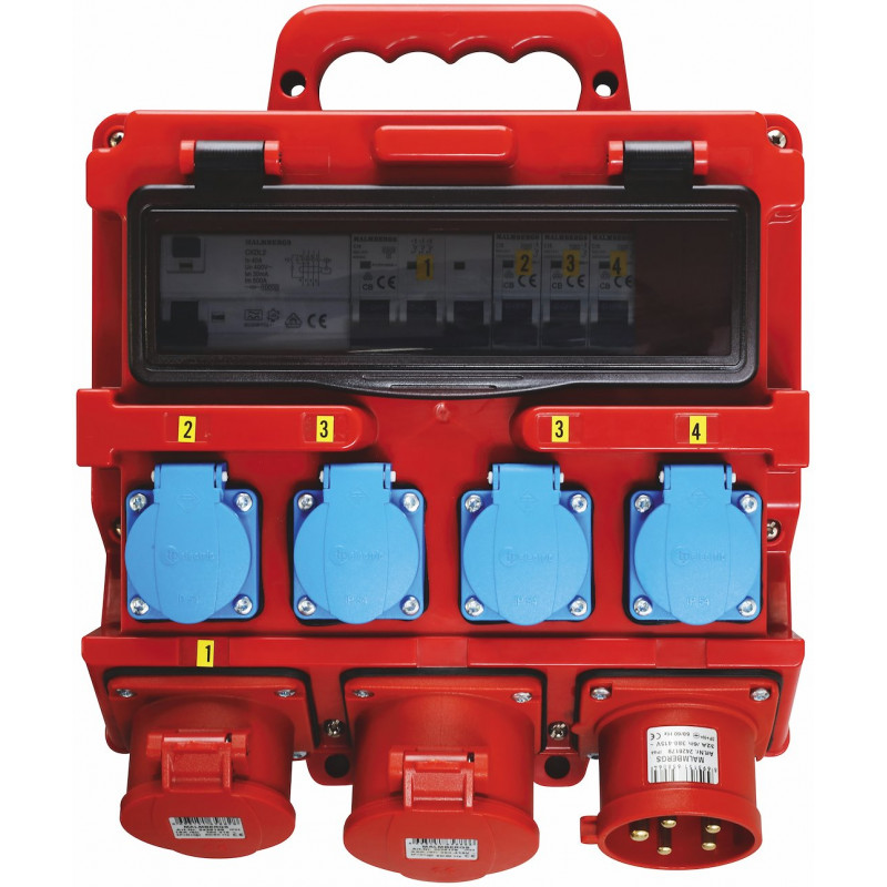 Junction box - Malmbergs byggplatscentral 32A (beg)