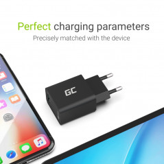 Phone Wall charger - GreenCell vægadapter USB-A QC 3.0 18W