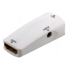 HDMI till VGA-adapter med stöd för ljud