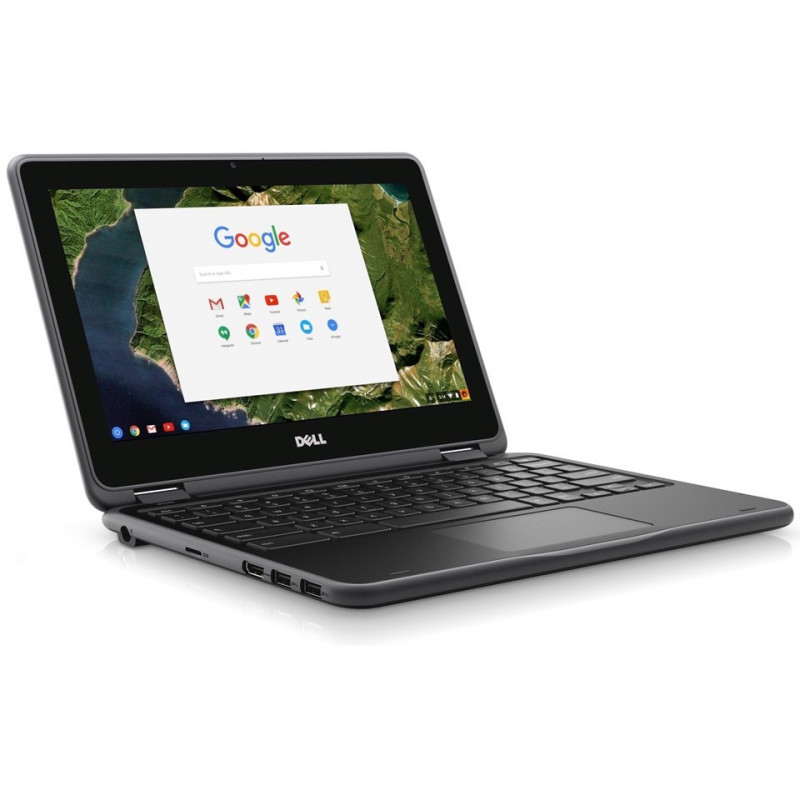 Used laptop 12" - Dell Chromebook 3180 (beg utan gångjärnsskydd, med mura)