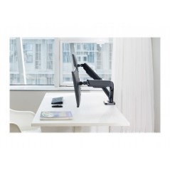 VESA mount for monitor - Monitorarm och väggfäste med gasfjäder för två skärmar 17-32" (45 cm längd)