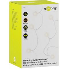 Ljusslingor - Goobay LED ljusslinga med snöbollar 3m med 20st LED