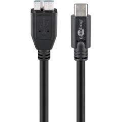 USB-C till USB Micro-B 3.0 SuperSpeed-kabel