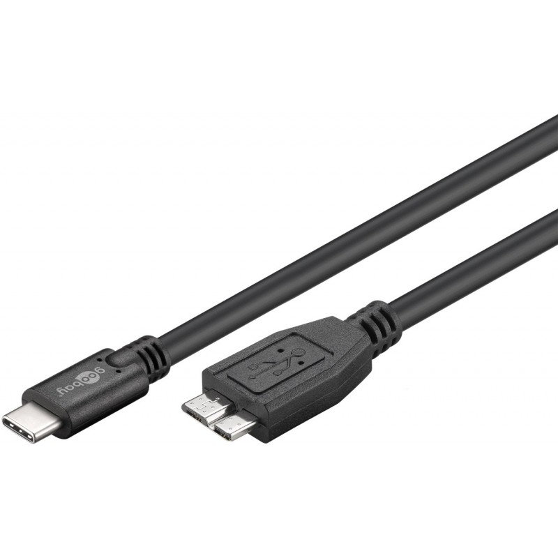 USB cable USB 3.0 - USB-C till USB Micro-B 3.0 SuperSpeed-kabel