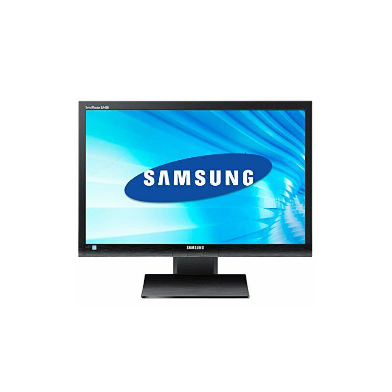 Used computer monitors - Samsung 24-tums skärm SA450 (beg) (med märken på skärmlist*)