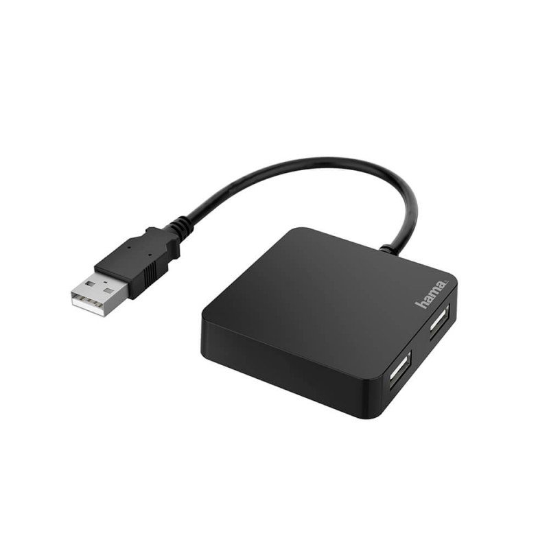 USB cable and USB hub - USB-keskitin, jossa 4 porttia