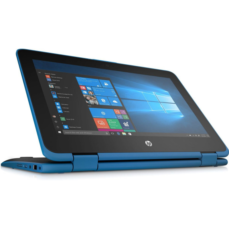 Used laptop 12" - HP Probook x360 11 G3 EE 8GB 256GB SSD med Touch Win11 (brugt med mærke skærm og støv under skærmen)