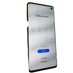 Samsung Galaxy S10 128GB Dual SIM Black (Beg med MYCKET BURN-IN)