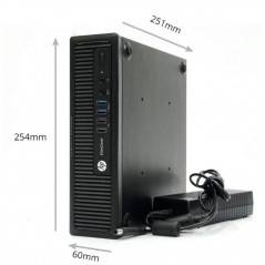 HP EliteDesk 800 G1 USDT i5 8GB 128GB SSD (beg med defekt VGA)