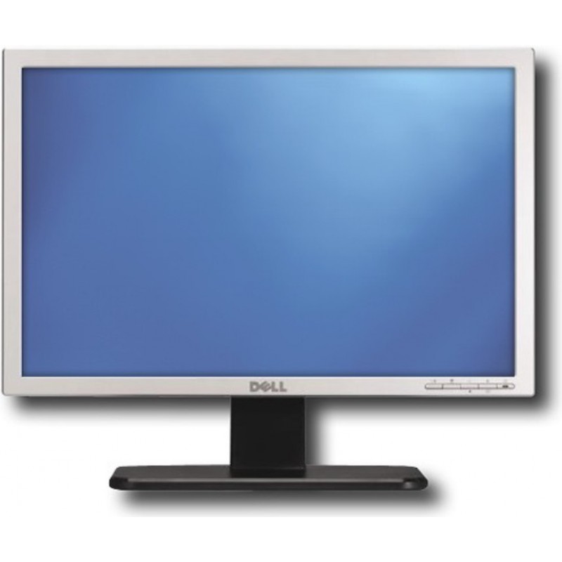 Used computer monitors - Dell 19" LCD-Skärm med silver-ram (begagnad med några mindre repor)