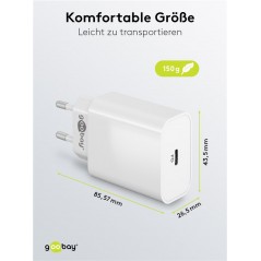 Chargers and Cables - Strömadapter med USB-C PD 45W och snabbladdning