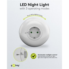 Night Lamp - Nattlampa LED med automatisk tändning