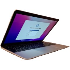 Second Hand Mac Books - MacBook 12-tum Mid 2017 m3 8GB 256SSD Silver (beg med märke skärm)