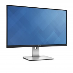 Used computer monitors - Dell UltraSharp U2715H 27" QHD LED-skärm med IPS-panel (beg med repa - se bild)