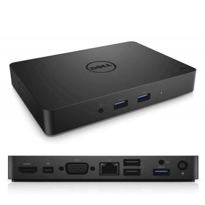 USB-C docking station - Dell USB-C universell dockningsstation WD15 / K17A med stöd för 2 skärmar NO AC (beg)
