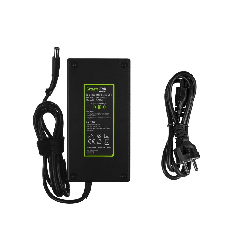 HP charger - GreenCell Pro HP-kompatibel 150W datorladdare BlackTip 7.4x5.0mm