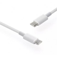 2 meter USB-C till USB-C kabel (USB 2) 100W vit