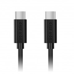 2 meter USB-C till USB-C kabel (USB 2) 100W svart