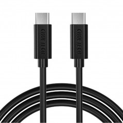 2 meter USB-C till USB-C kabel (USB 2) 100W svart