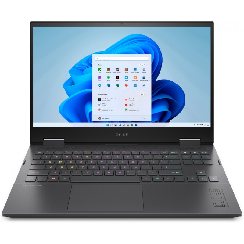 Laptop with 14 and 15.6 inch screen - HP Omen 15-en1013no 15.6" Ryzen 7 16GB 512GB SSD RTX 3060 6GB Win 10/11*
