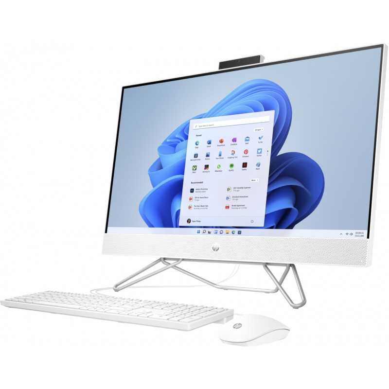 All-in-one computer - HP All-in-One 27-cb0073no 27" Ryzen 5 8GB 512GB SSD Win 11 demo