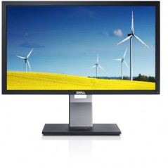 Dell 24-tums LED-skärm P2411H med USB-hubb, ergonomisk (beg)