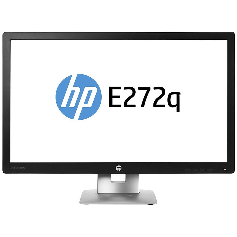 Used computer monitors - HP EliteDisplay E272q 27" 1440p IPS-skärm med USB-hubb (beg)