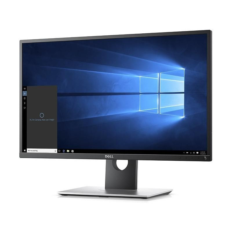 Used computer monitors - Dell P2217H 22" Full HD IPS-skärm med ergonomisk fot & USB-hubb (beg)