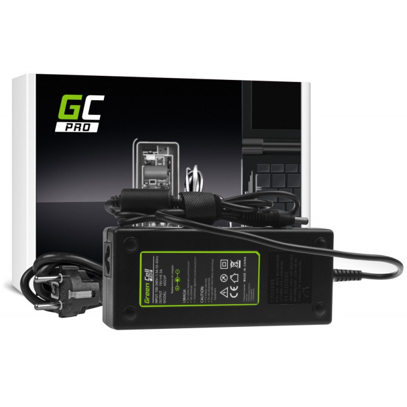 Laptop charger - GreenCell Pro ASUS & MSI-kompatibel 120W datorladdare round (5.5mm x 2.5mm)