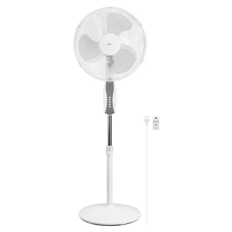 Fans for the hot evenings! - Goobay Golvfläkt 40cm oscillerande med fjärrkontroll och timer