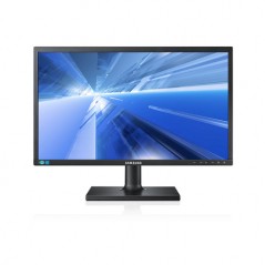 Used computer monitors - Samsung 24" S24C450B LED-skärm med ergonomisk fot (beg)